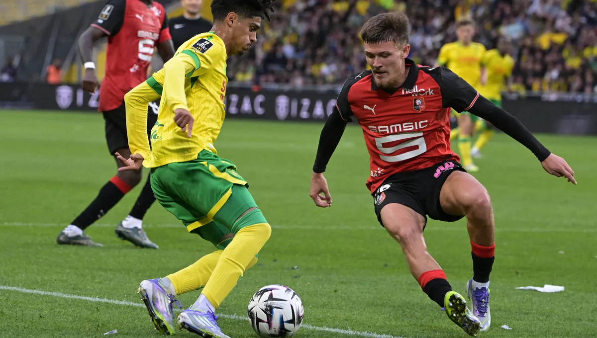 Rennes se fait rejoindre en toute fin de match par Nantes