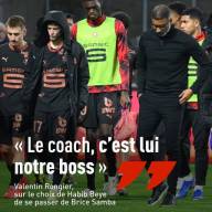 Le coach a pris cette décision, c'est lui notre boss