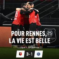 Rennes s'offre le PSG avec la manière