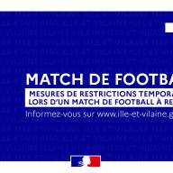 Mesures de restriction à l’occasion de la rencontre de football entre Rennes et Marseille
