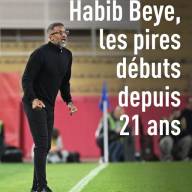 Habib Beye a perdu 3 de ses 7 premiers matches comme entraîneur de l'OM, une première depuis 2005